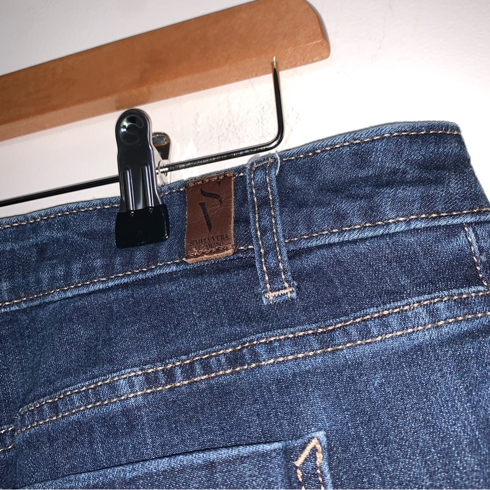 Simply Vera Vera Wang Dark Indigo Bootcut Jeans - Picture 4 of 5